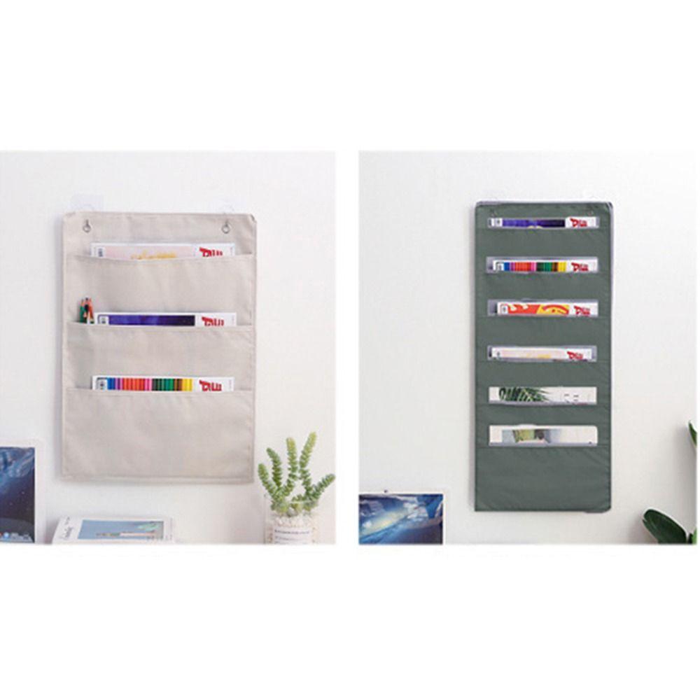 Многослойные настенные подвесные сумки для хранения 3/6/9 карманов Подвесная папка для файлов Офис