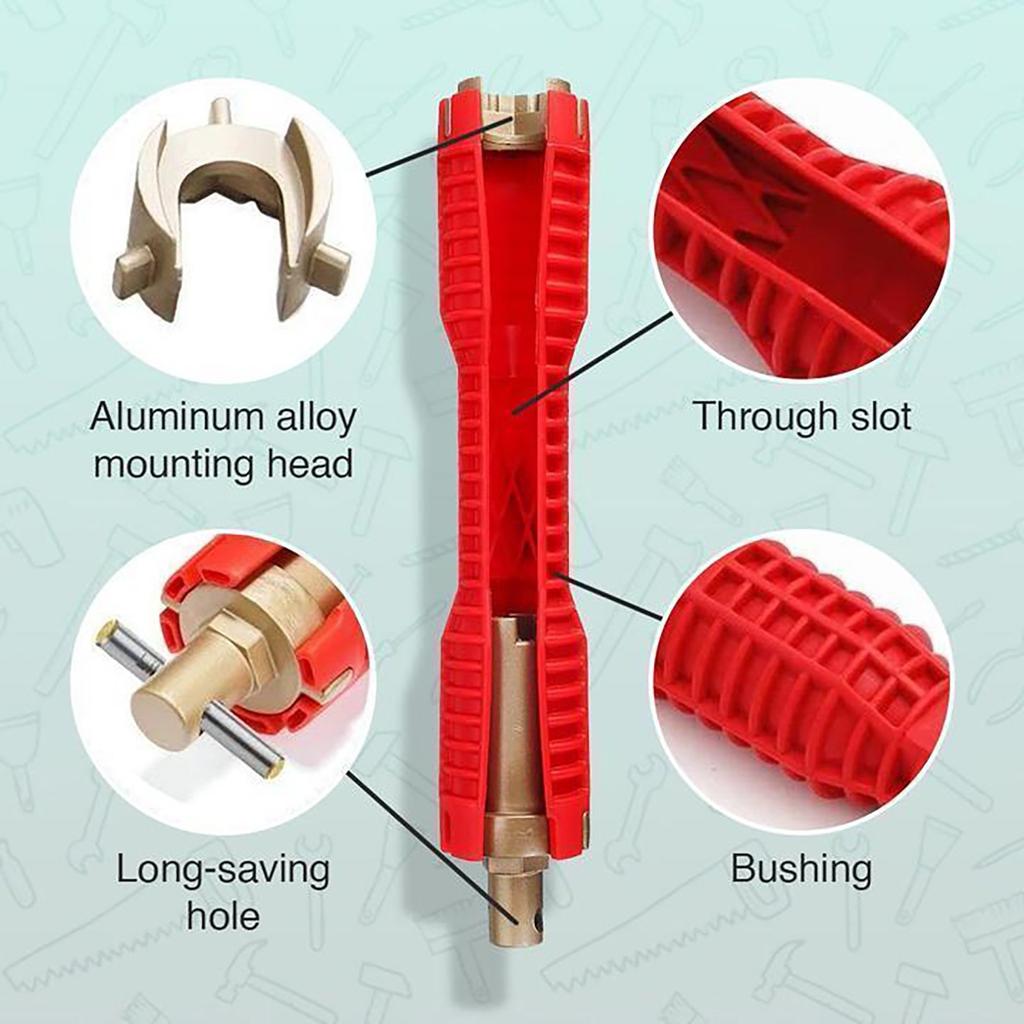Универсальный сантехнический инструмент для установки смесителя и раковины для унитаза