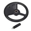 Round Shape Milling Hand Wheel 22x250mm Rotary Handwheel Durable Lathe Handwheel  For Grinders