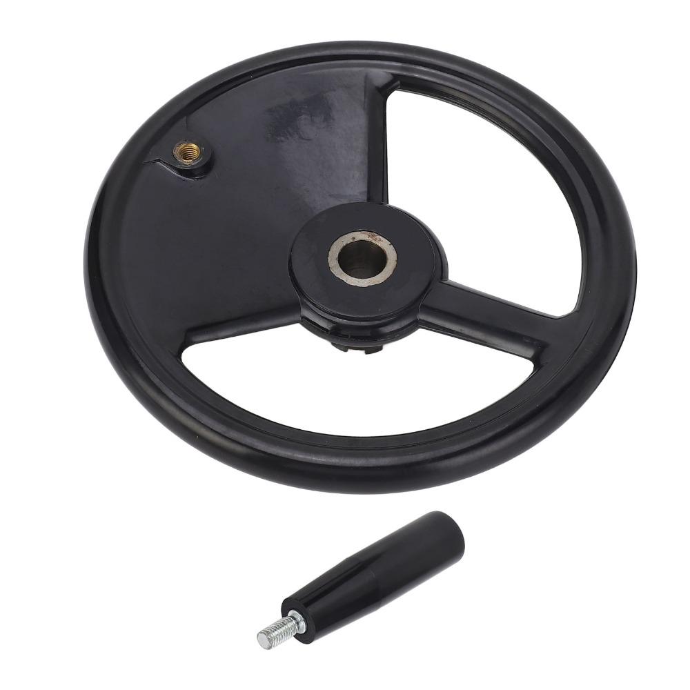 Round Shape Milling Hand Wheel 22x250mm Rotary Handwheel Durable Lathe Handwheel For Grinders