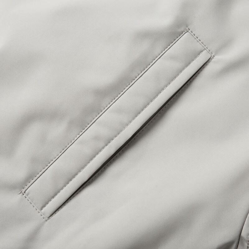 Мужская парка с капюшоном и утолщенным меховым воротником