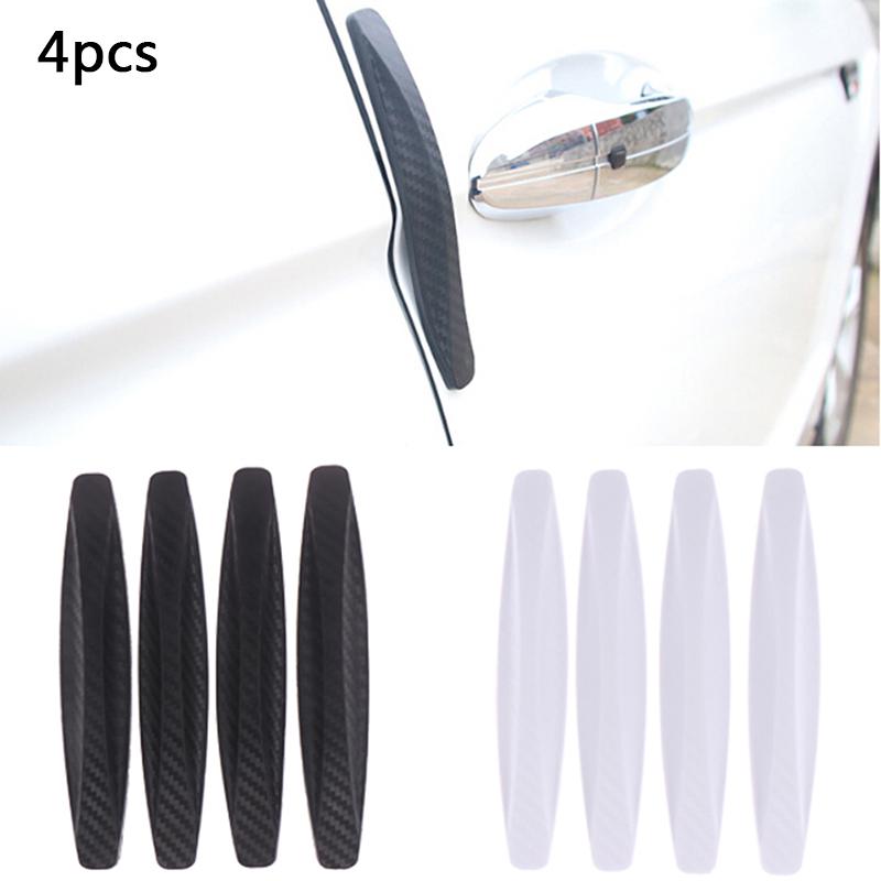 4/Pcs Car Door Protector Soft Guard Edge Corner Buffer Molding Protection Strip