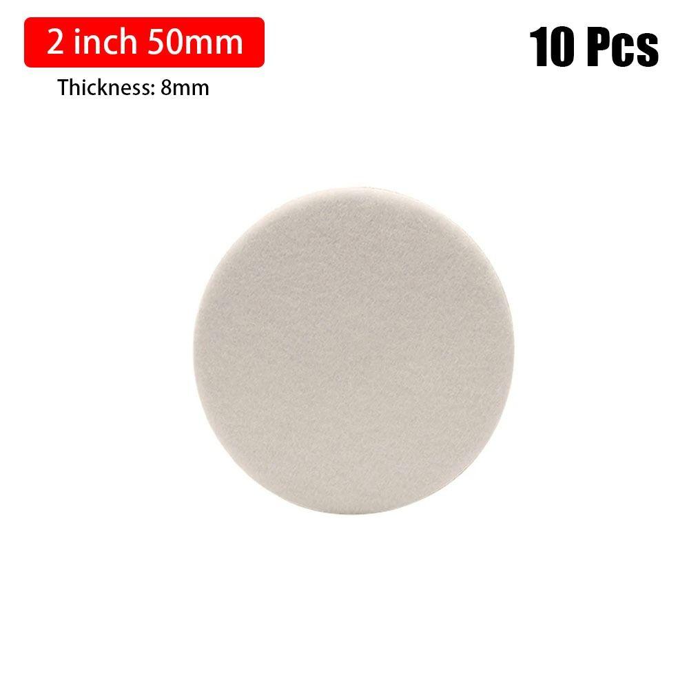 1/10Pcs 75mm 100mm 125mm 150mm 180mm Wool Felt Discs 2/3/4/5/6/7inch Abrasive Wheel Polishing Pads
