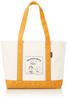 Charlie Brown Linus Tote Bag Handbag Back Canvas Large Capacity A4 0187 Yellow [Snoopy] Women's (SPZ-2145)