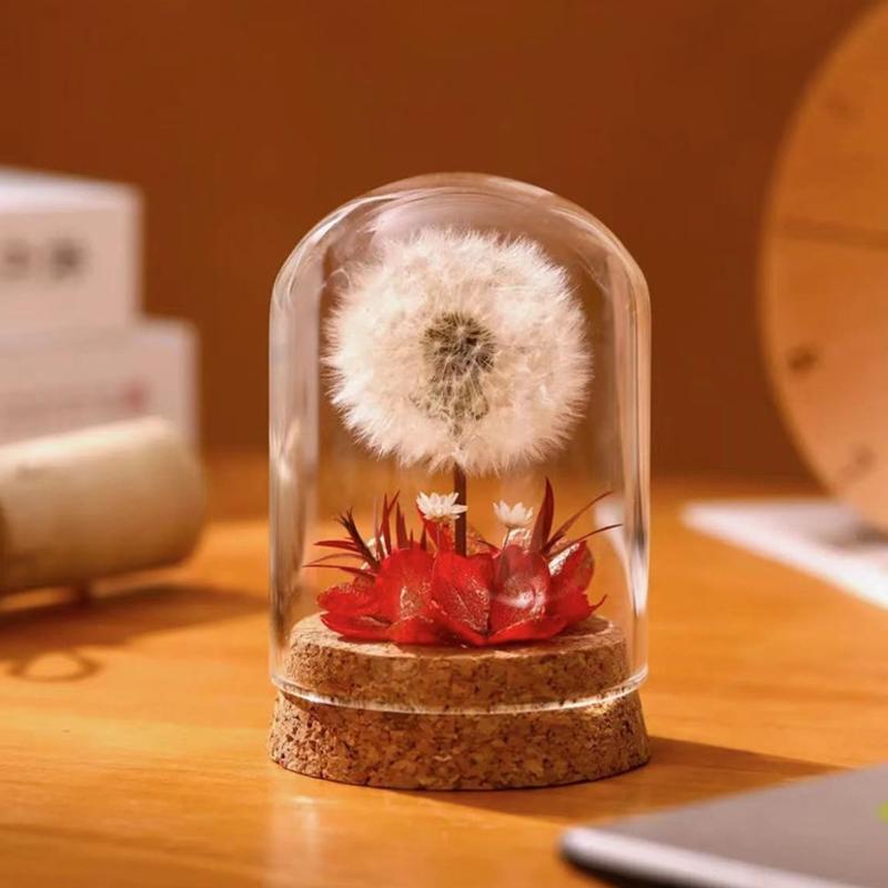 Набор материалов для DIY Вечные цветы Ваза для пожеланий Одуванчик День святого Валентина День матери Подарок Настольное украшение