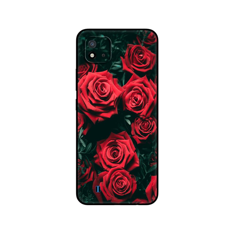 Силиконовый чехол для Realme C20, чехол для телефона OPPO RealmeC20 C 20, 6,5 дюйма, чехол-бампер, мягкий черный чехол из ТПУ