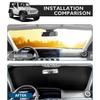 BIBLOZ Windshield Sun Shade For Jeep Wrangler TJ JK JL & -2025 Jeep Gladiator Foldable Accessories With Storage Pouch PET Reflective Material