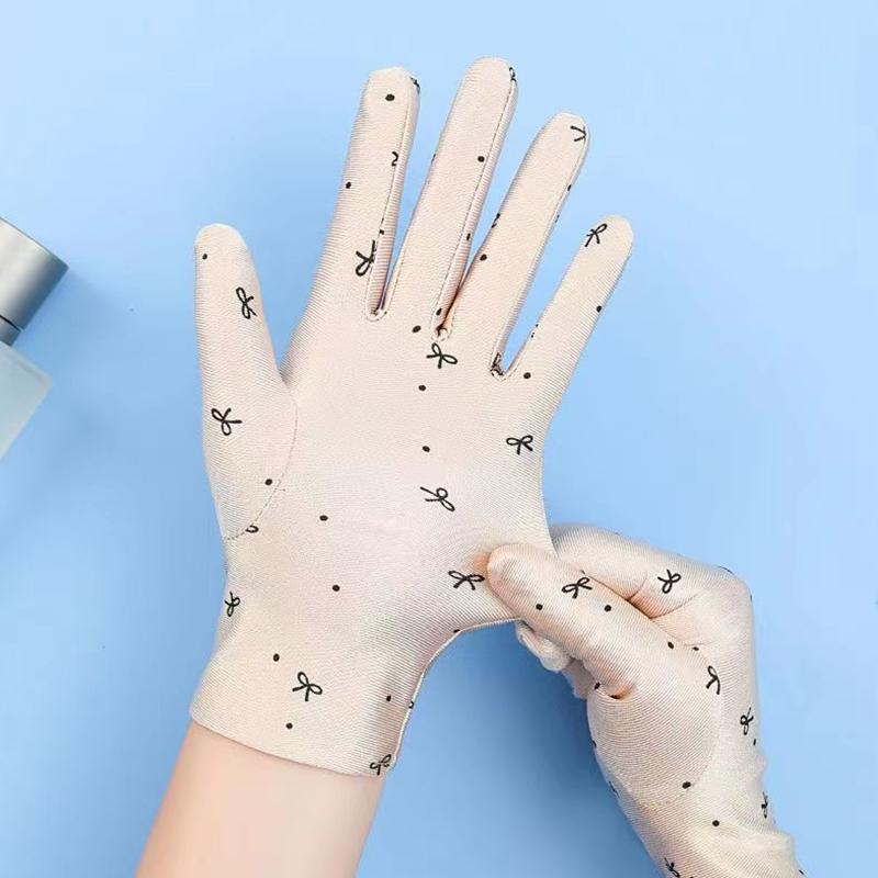 Женские перчатки-митенки для вождения, солнцезащитные перчатки, женские летние дышащие эластичные перчатки для защиты от солнца для леди, девушки