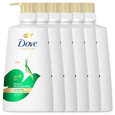 Питательный шампунь для кожи головы Dove, 680 мл, 6 шт.