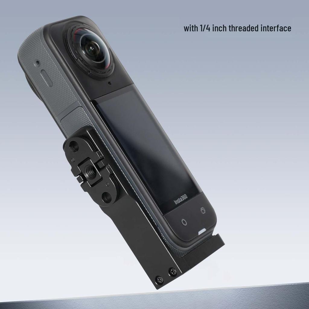 Горизонтальный зажим-крепление для экшн-камер Insta360 X3/X4/X5
