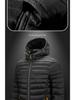 2024 Men's Hooded Light Cotton Jacket for Autumn & Winter