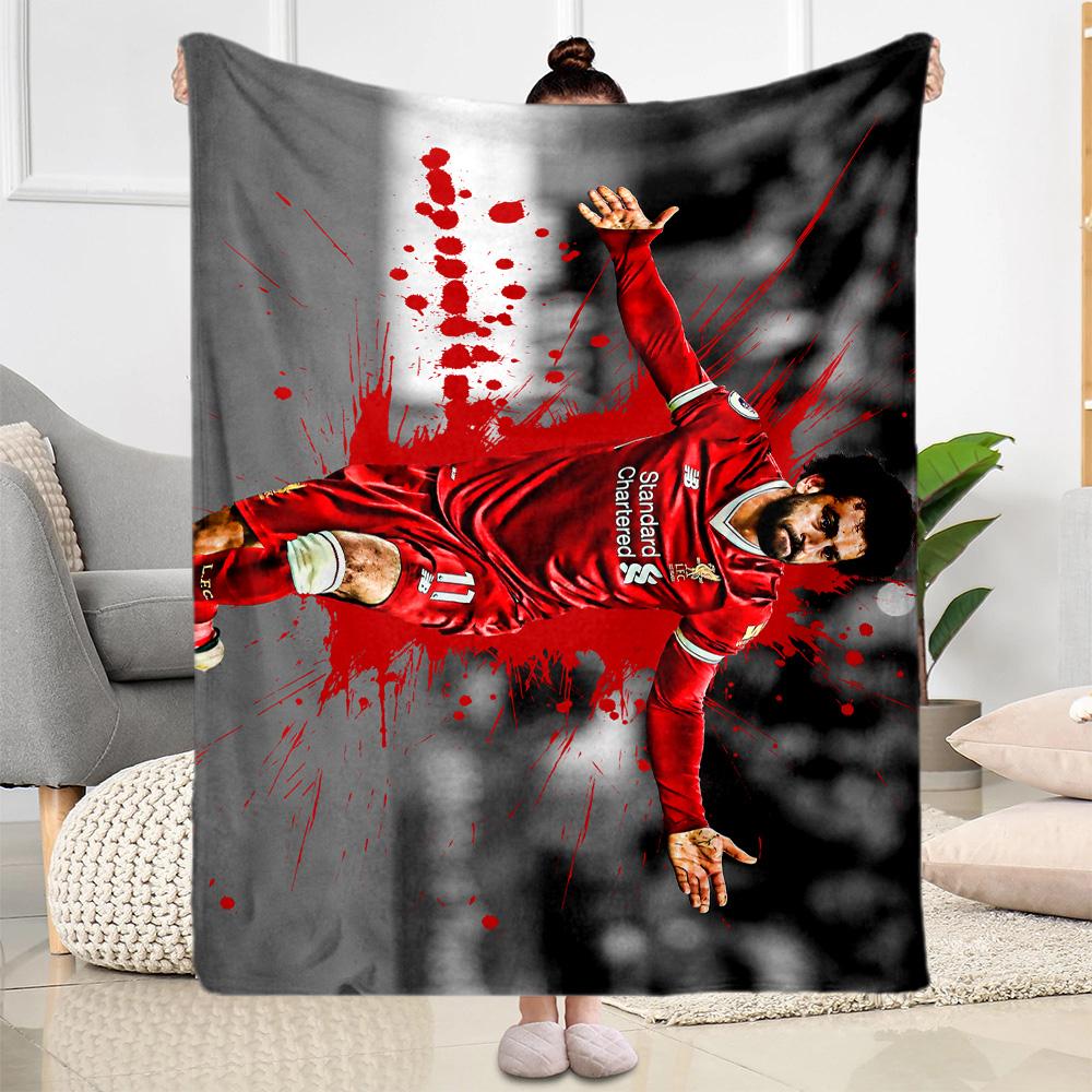 Salah's Dynamic Sprint Blanket Comfortable Great for Seaside Office Chair Sofa for All Seasons Playful Design Ideal Gift For Birthday Valentine'S Day