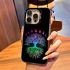 World Life Tree Phone Case For IPhone17 Air 16 15 14 Plus 13 12 11 Pro 7 8 XS Max XR Silver Black Bumper Case