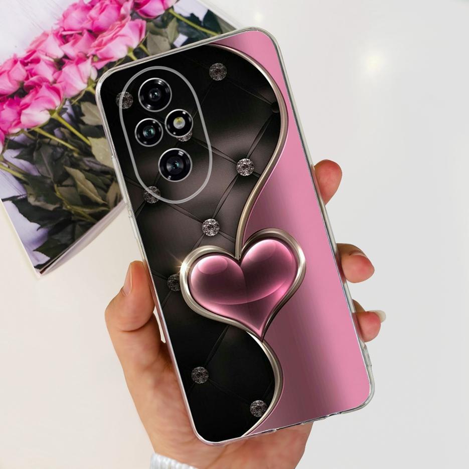 Чехол для Honor 200 Pro ELP-AN00 Новая Мода Расписной Чехол Прозрачные Силиконовые Чехлы для Телефона Для Honor 200 Lite Honor200 Pro Мягкие Fundas