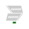 POSFIRA Motorcycle Fairing Sticker Vinyl Decal for Honda Forza 125 Forza125 2026 2025 2024 2023 Motorbike Decoration Accessories