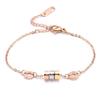 Rose Gold Titanium Steel Tricolor Good Luck Bracelet for Women - Non-fading Korean Style Jewelry