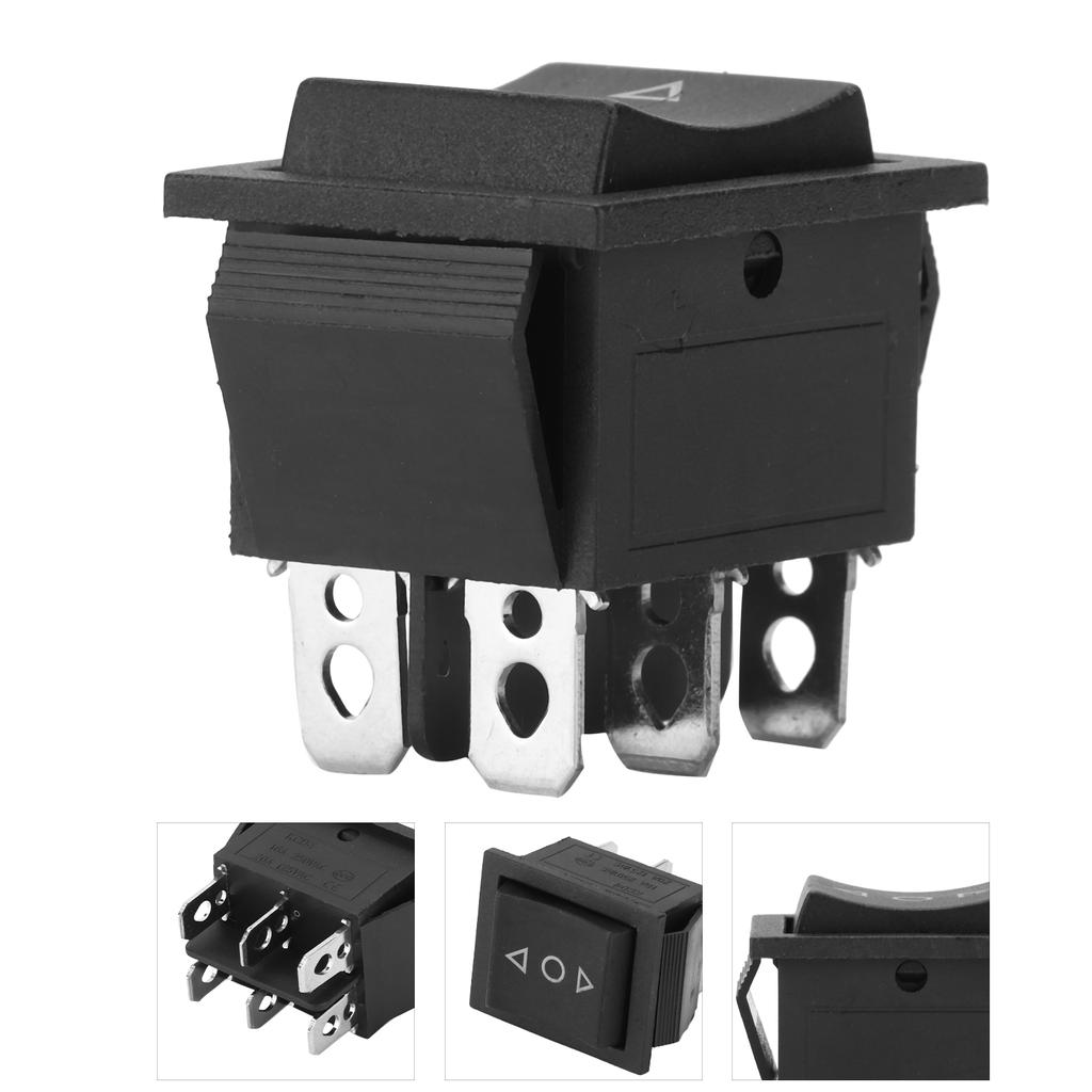 Momentary 3 Position Rocker Switch On Off On 6 Pins Universal for Cars Motorcycles Boats