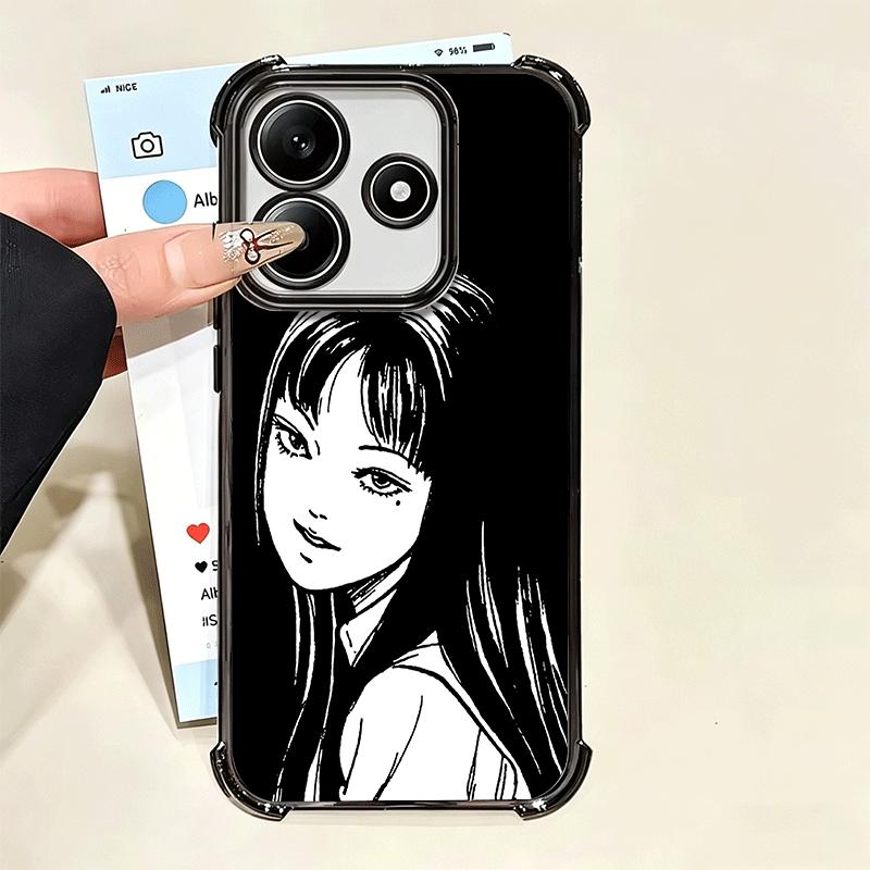 Японский Хоррор Аниме Покрытие Чехол для Телефона Для Xiaomi Poco X5 X6 X7 X8 Pro Max F8 Ultra F7 M8 M7 M5S Redmi 15C 15 14C 13C 13 X3 12