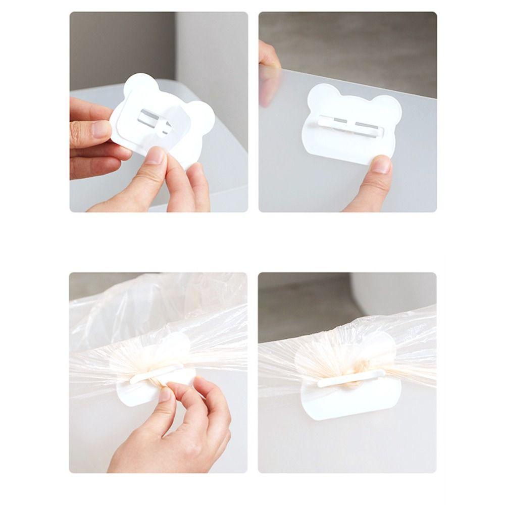 4 шт. противоскользящий держатель для мусорного мешка, нескользящий зажим для мусорного мешка, не оставляющий следов на руках