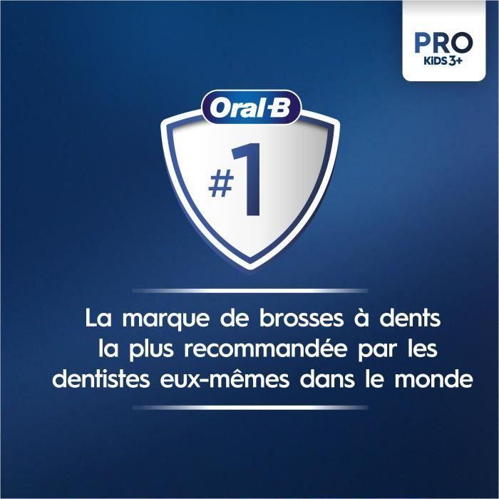 Brosse à dents électrique - ORAL-B - Kids 1 manche Marvel Spider-Man - 1 brossette - 1 étui de voyage - 3 ans et +