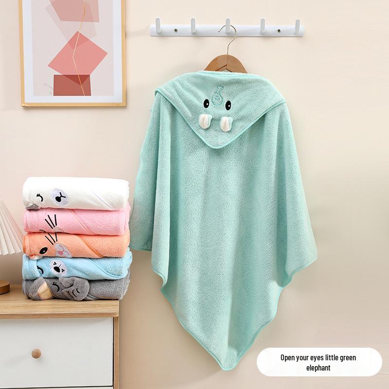 Мягкое детское пеленальное одеяло из кораллового флиса с капюшоном