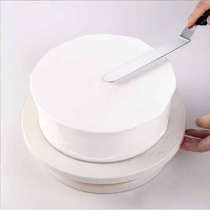 1 шт. Нержавеющая сталь пластиковая ручка прямая изогнутая лопатка для крема для торта