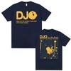 DJO "Back On You World Tour 2025" С Логотипом Smiley Post Animal и Графикой Портрета Со Сцены Двусторонняя Оверсайз Уличная Одежда Мерч для Фанатов Инди-Рок Концерта