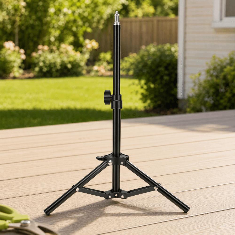 Alloy Bird Training Perch Adjustable Height Foldable for Storage Bird Training Stand Black Stable Bird Play Perch