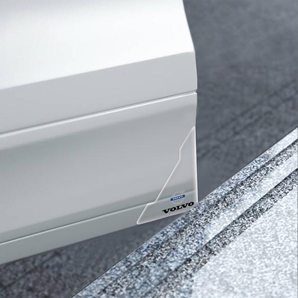 2/4 шт. Прозрачные защитные накладки на углы автомобильных дверей, защита от столкновений и царапин для Volvo Rdesign AWD C30 C70 S40 S60 S70