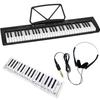 TORTE Keyboard Lightweight Slim Design 61 Keys Black Sakura Musical Instruments Original Set TSDK-61/BK [Headphones/Cleaning Cloth]