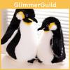 Adorable Realistic Penguin Plush Toy Soft Stuffed Animal For Kids Sleep Companion