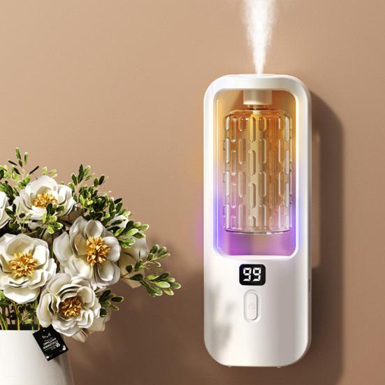 Automatic Aromatherapy Diffuser Fragrance Machine Essential Oil Diffuser Silent Deodorization 3-Stage Timer Large Room Scent Diffuser Intelligent