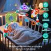 Игрушки-арки для детской коляски, мобиль для кроватки с музыкой и вращением, игрушки-прыгунки, развитие мелкой моторики, сенсорное развитие, арка-игрушка для детского автокресла