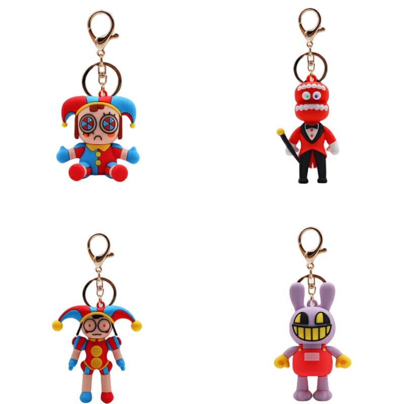 Удивительный цифровой цирк Силиконовый брелок-подвеска Идеально подходит для подарка на дни рождения, выпускные и многое другое!