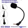 1 шт. Игровые гарнитуры Наушники Для Kingston Hyperx Cloud 2 Ii X Core Pro Silver Cloudx Замена Игровой Микрофон 3,5 мм Микрофон