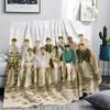 SVT Printed Flannel Blanket, Soft Throw for Bedroom Sofa, Washable, Fan Merchandise, Great Gift.
