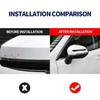 AABIH1 Carbon Fiber Look Anti-Collision Protector Car Door Edg Scratch-resistant Stickers For Mercedes Benz A B C S Class AMG GLA