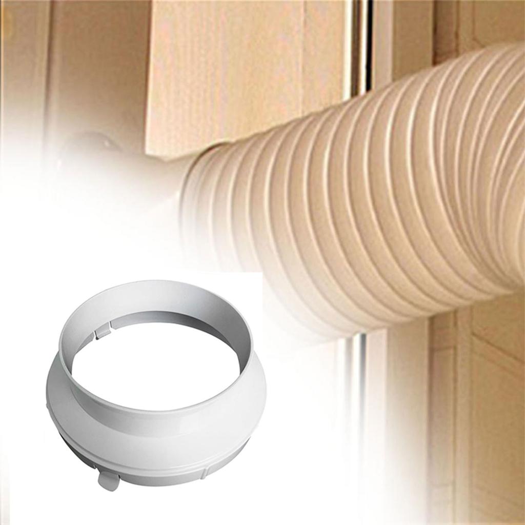 Mobile Air Condition Exhaust Hose Coupler Duct Pipe Interface Portable Window Vent Adapter Extender Connector Spare Part