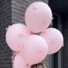 Набор из 5 воздушных шаров в форме банта диаметром 30 см, розовый, розовый. Идеально подходит для предложения руки и сердца, свадебной церемонии, балетного стиля, оформления дня рождения.