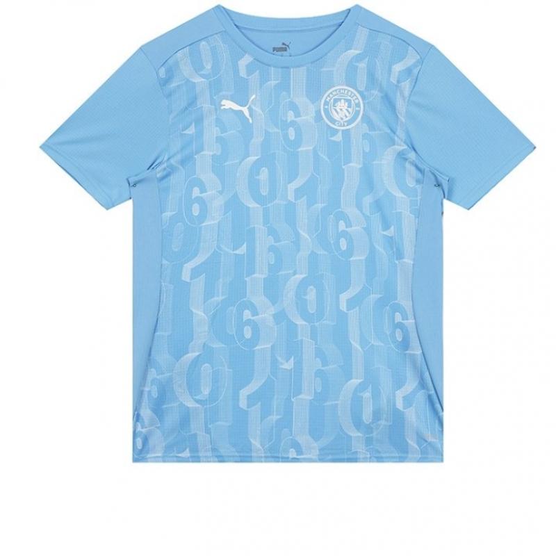 Puma Футболка с коротким рукавом Manchester City Pre Match Jersey Top Man City