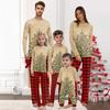 Christmas Prints Family Matching Long Sleeve Tops+Pants Set Family Matching Sets