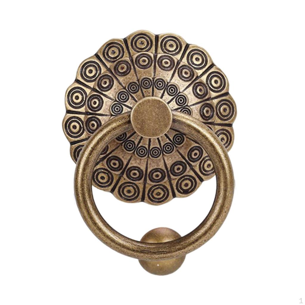 Brass Door Pull for Front Entrance, Vintage Gate Handle Wooden Structures