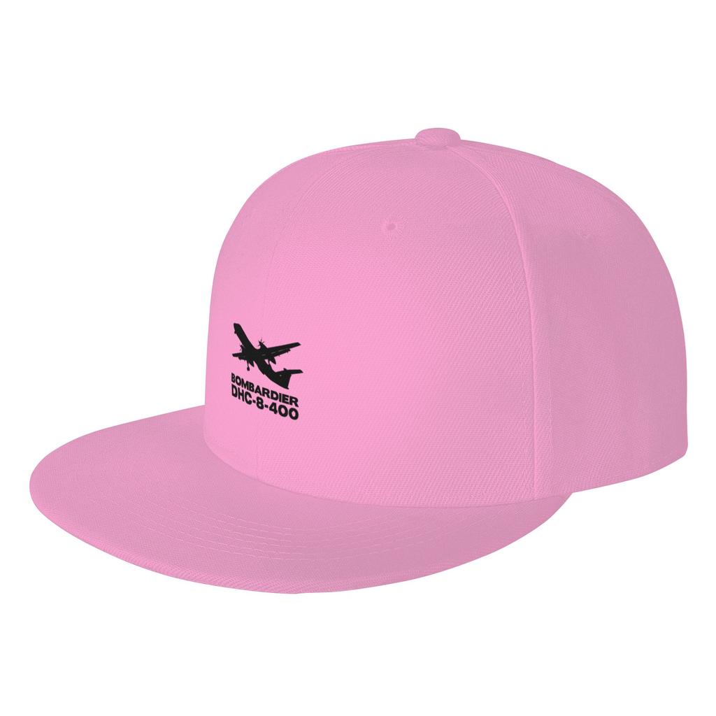 Fashion Bombardier Dash Silhouette Print (Black) Flat Brim Sun Hat Girlish Style Womens Visors