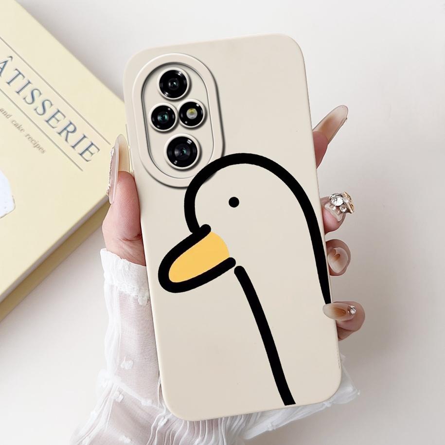 For Honor 200 Pro 5G Case ELP-AN00 Cover Cute Cartoon Panda Cat Shockproof Fundas For Honor200 Pro Bumper on Honor 200Pro Hoesje