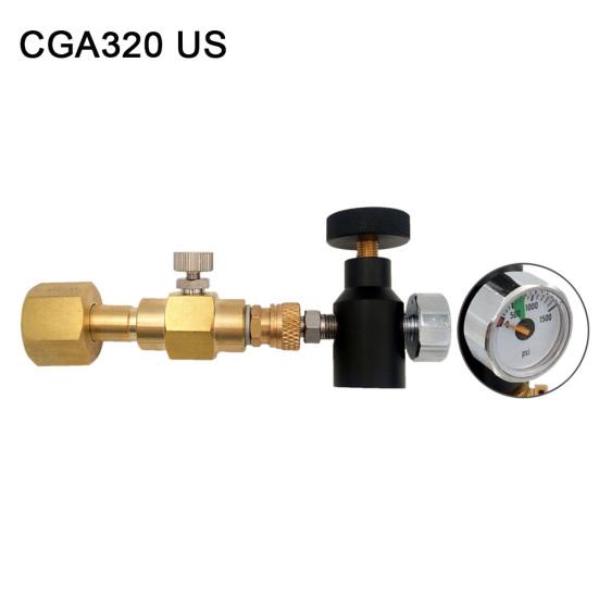 CGA320/W21.8 Производитель газировки CO2 Карбонатор Цилиндр Резервуар для заправки Адаптер Заправочный комплект Распродажа Товары