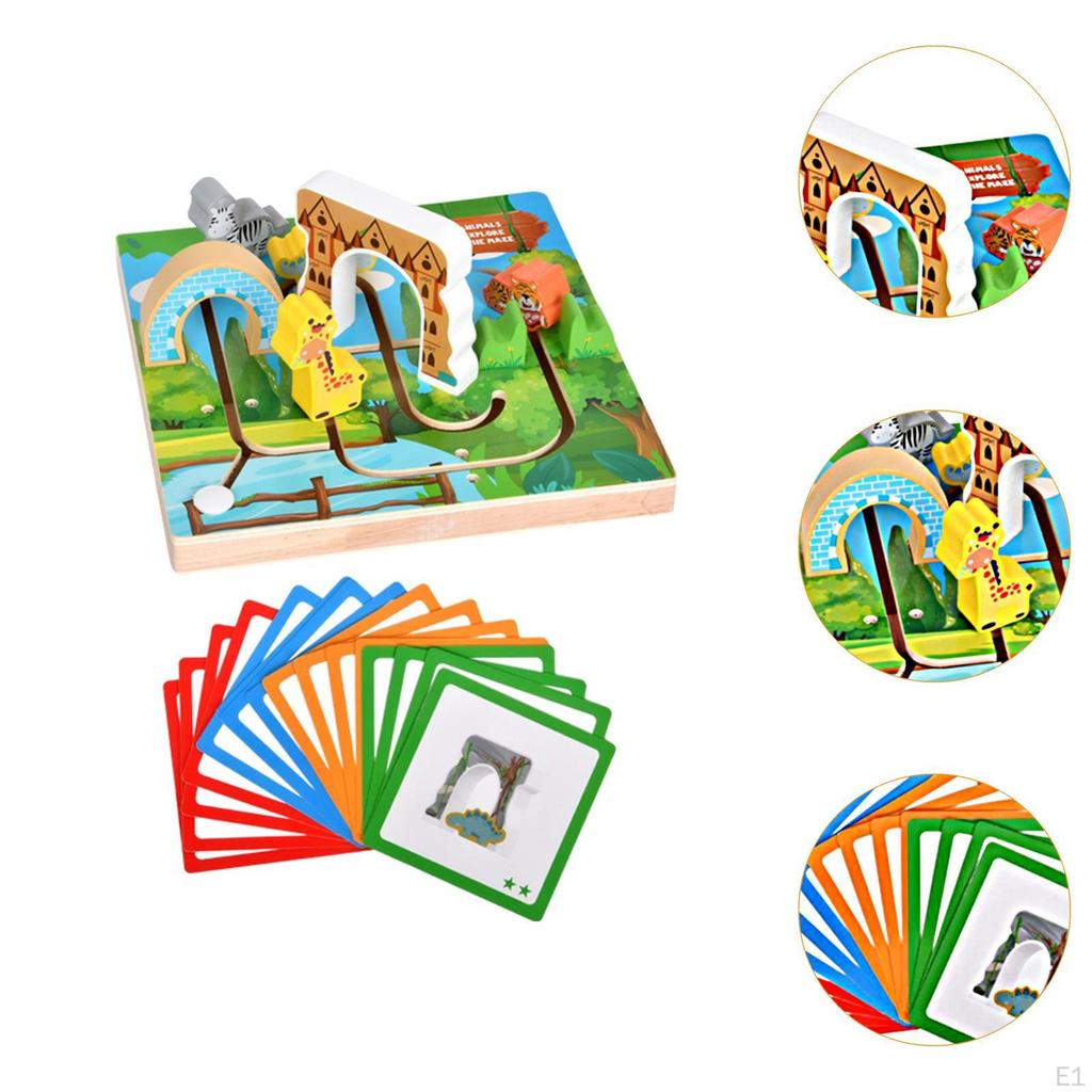 Деревянная головоломка, игрушка-лабиринт, сортировочная деятельность, дошкольный образовательный круг