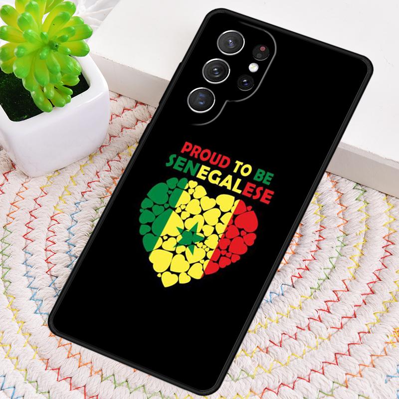 Сенегал Флаг ТПУ Чехол для телефона Для Samsung Galaxy note 10 pro S26 S25 S24 S23 S22 Ultra Plus S21 FE S20 Ударопрочный Чехол