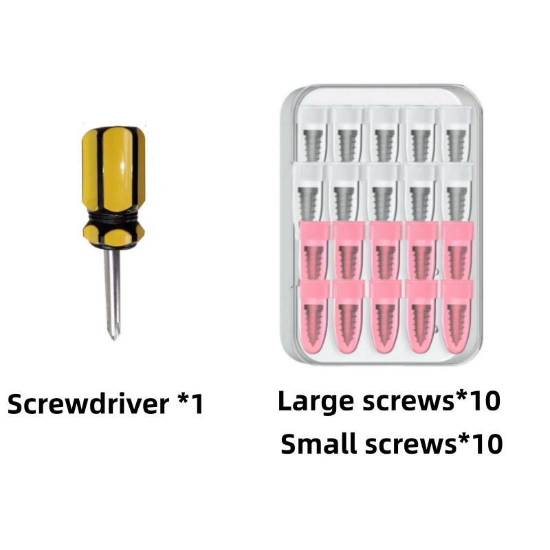 Metal Puncture Repair Kit 20Pcs Screw and Nail Tool for Vacuum Tires Quick Fix Universal Fit