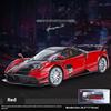 1/18 Модель спортивного автомобиля Pagani Huayra Cool из сплава, Имитация деталей интерьера, Крутое освещение и звуковые эффекты, Изысканные настольные украшения