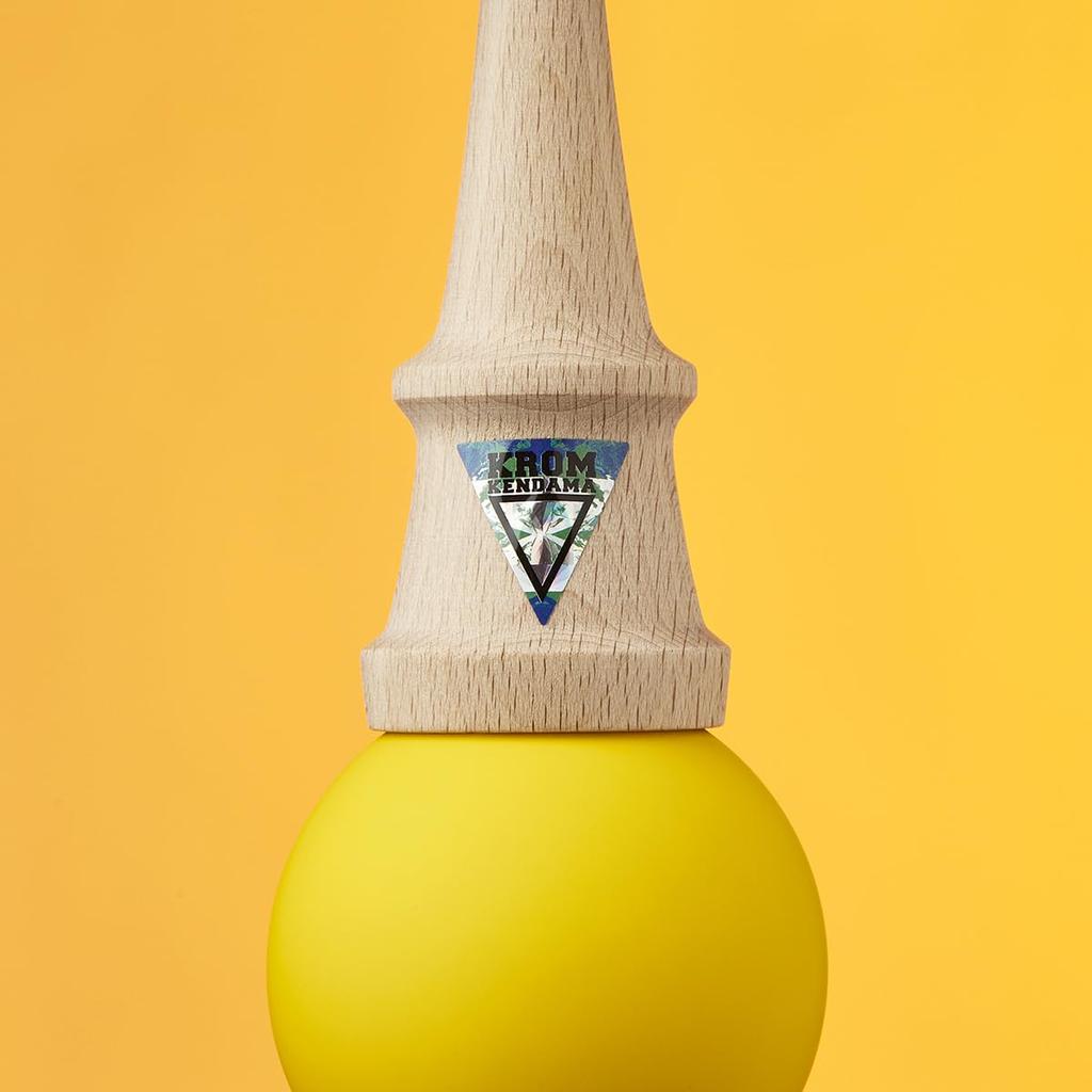 KROM Kendama KROM POP Chrome Pop 16cm Yellow